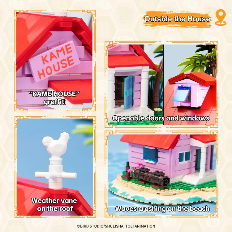 Dragon Ball Kame House Building Block Set Gallery Image 8
