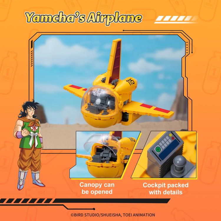 Dragon Ball Yamcha's Airplane Building Block Set Gallery Image 3
