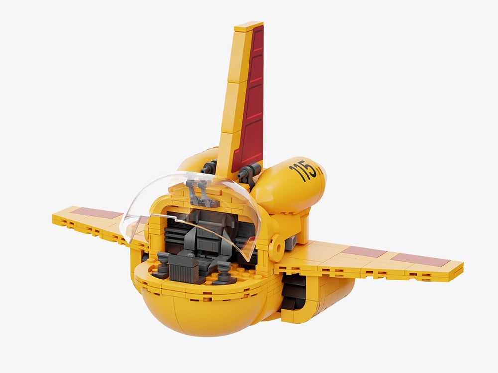 Dragon Ball Yamcha's Airplane Building Block Set Gallery Image 1