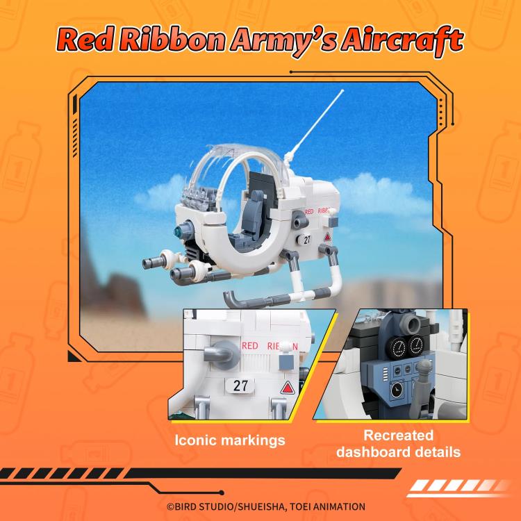 Dragon Ball Red Ribbon Army's Aircraft Building Block Set Gallery Image 4