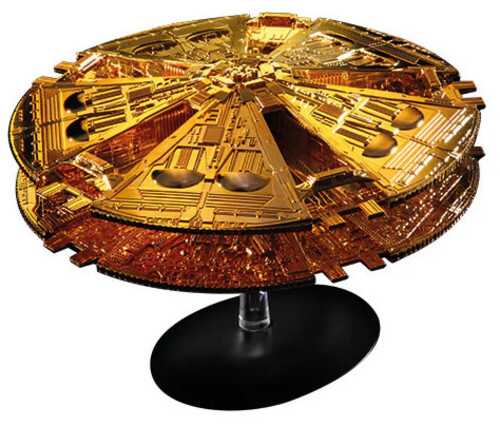 Battlestar Galactica (1978) Gold Cylon Basestar Limited Edition Die-cast Ship Model Gallery Image 3