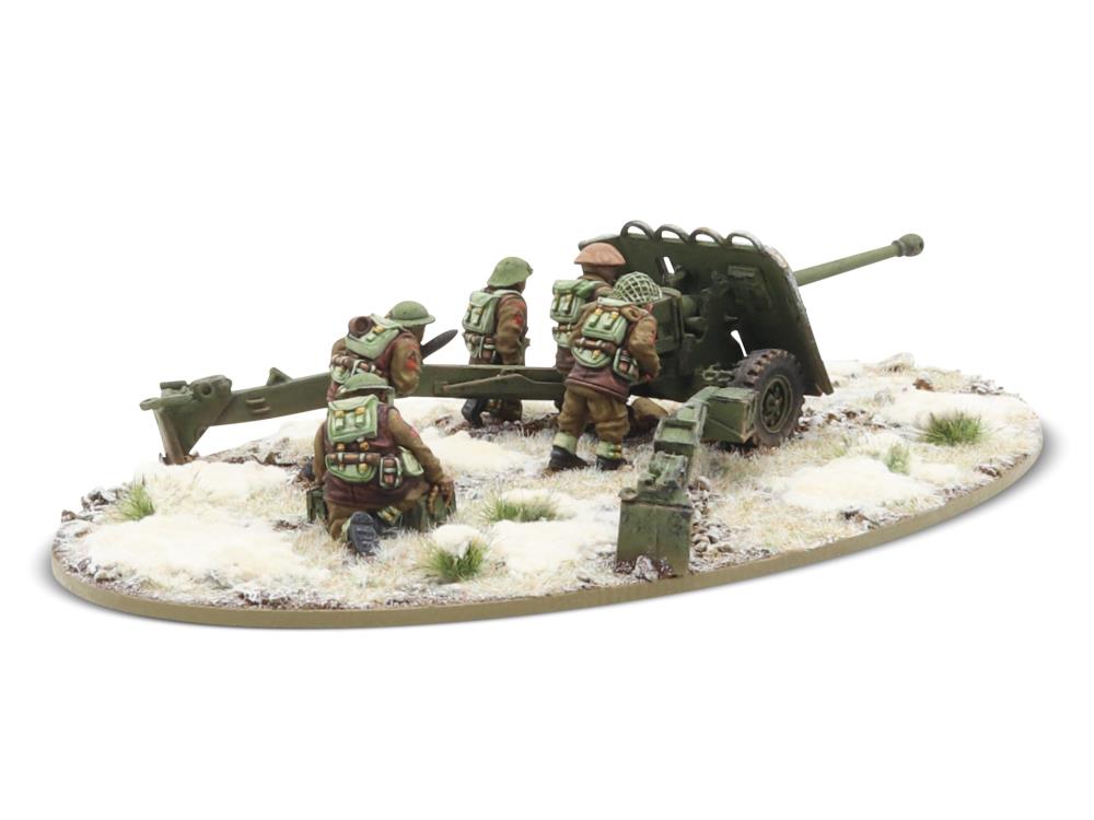 Bolt Action: 17-Pounder Anti-Tank Gun with British Infantry (Winter) Crew Miniatures Gallery Image 5
