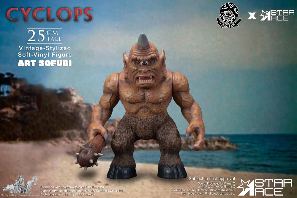The 7th Voyage of Sinbad Art Sofubi Cyclops Soft Vinyl Figure