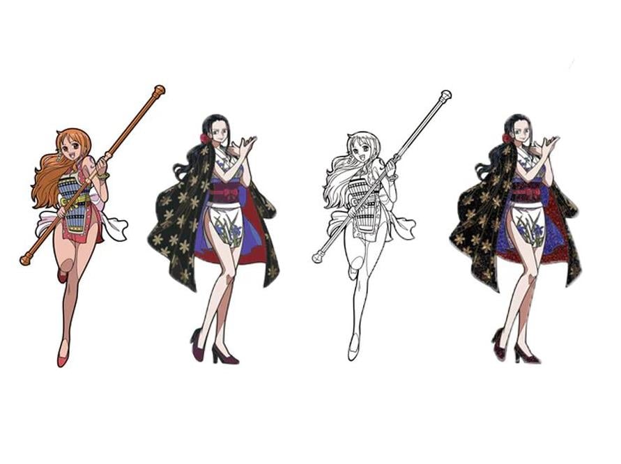 One Piece FiGPiN Quest Nami and Nico Robin Random Pin