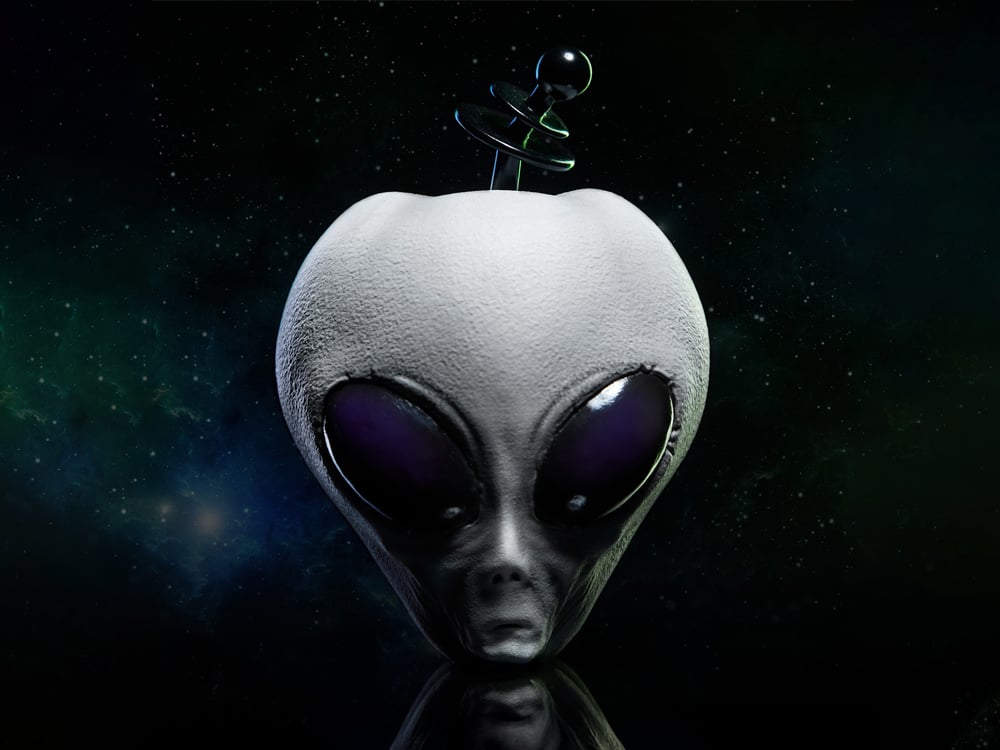 Alien Apple Replica Gallery Image 1
