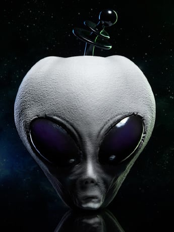 Alien Apple Replica Gallery Image 2