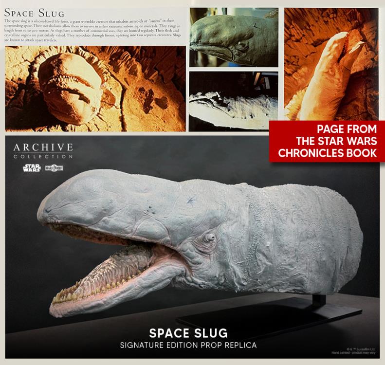 Star Wars: The Empire Strikes Back Archive Collection Space Slug (1:1 Dual Signature Edition) Limited Edition Concept Maquette Replica Gallery Image 9