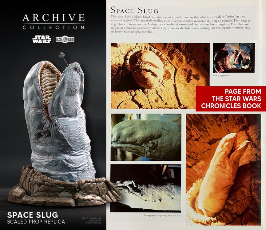 Star Wars: The Empire Strikes Back Archive Collection Space Slug (Scaled Numbered Edition) Limited Edition Concept Maquette Replica Gallery Image 16