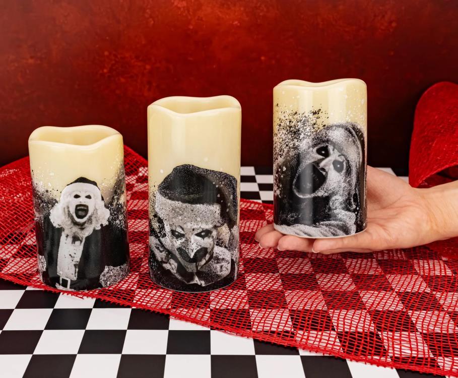 Terrifier 3 Santa Art the Clown LED Candles Gallery Image 6