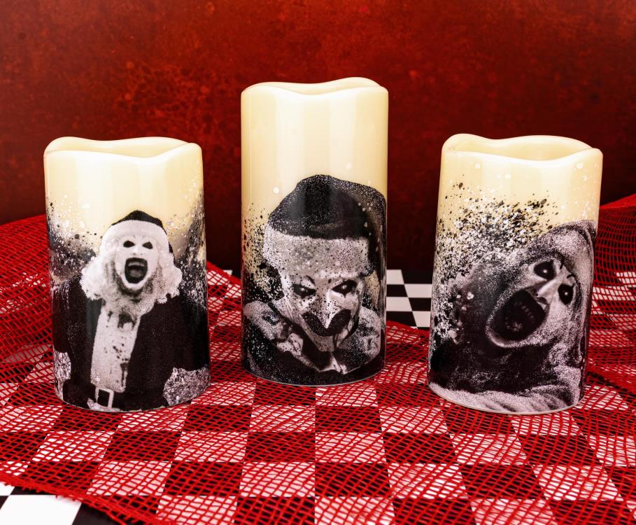 Terrifier 3 Santa Art the Clown LED Candles Gallery Image 9