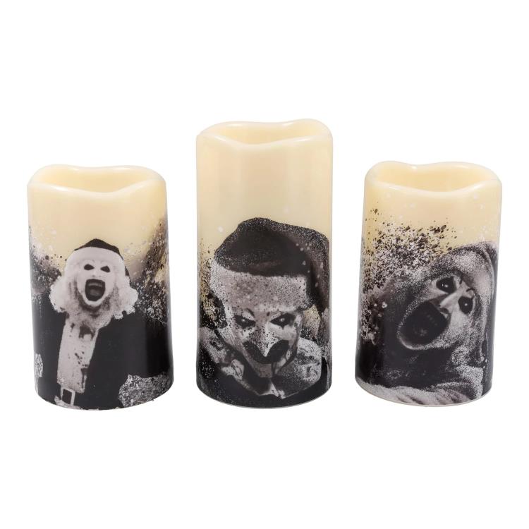 Terrifier 3 Santa Art the Clown LED Candles Gallery Image 3