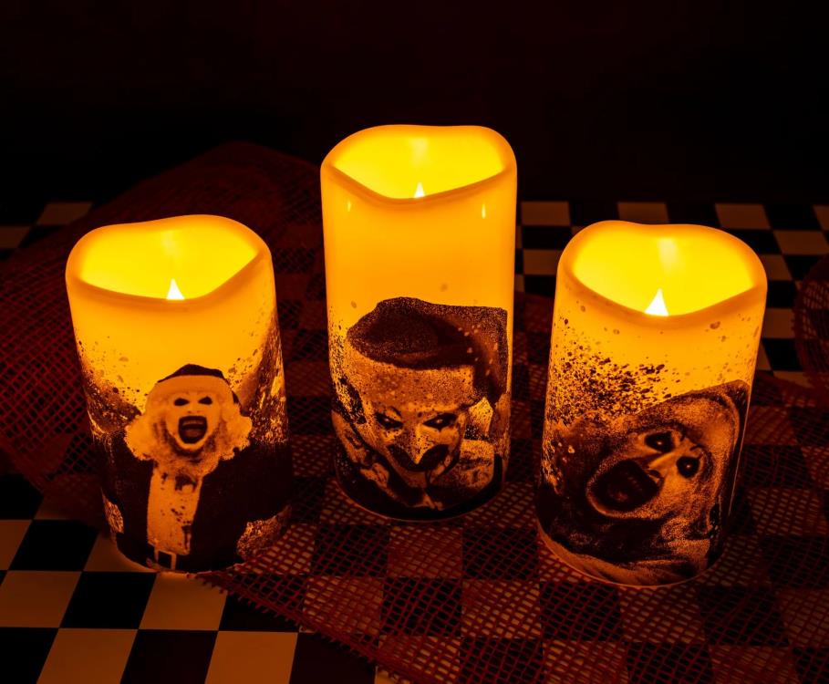 Terrifier 3 Santa Art the Clown LED Candles Gallery Image 10