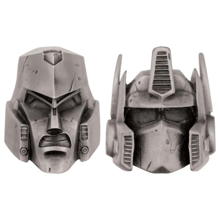 Transformers Optimus Prime and Megatron Metal Masks Set Gallery Image 14