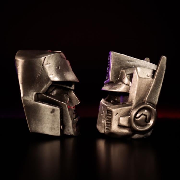 Transformers Optimus Prime and Megatron Metal Masks Set Gallery Image 3