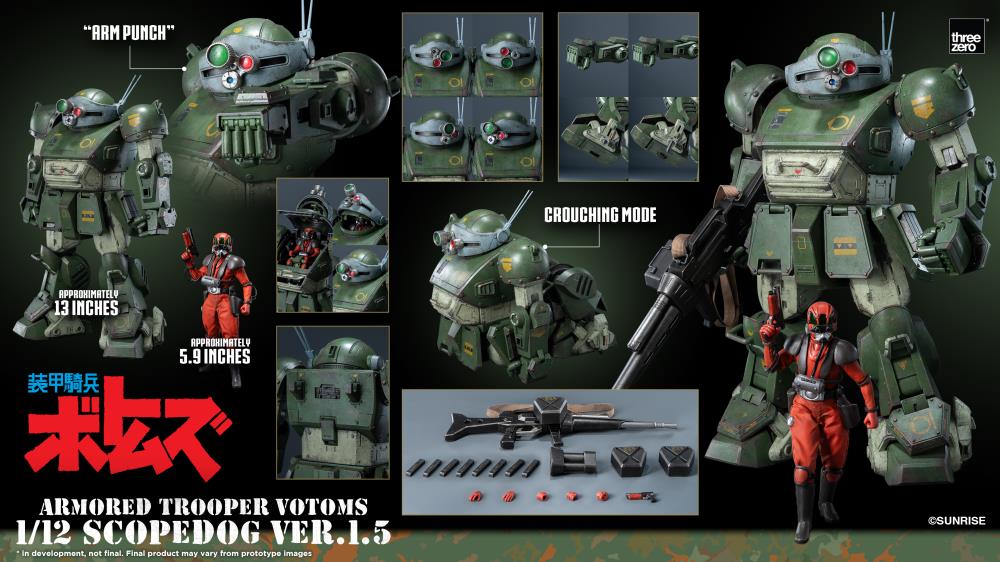 Armored Trooper Votoms Scopedog (Ver. 1.5) 1/12 Scale Action Figure Gallery Image 21