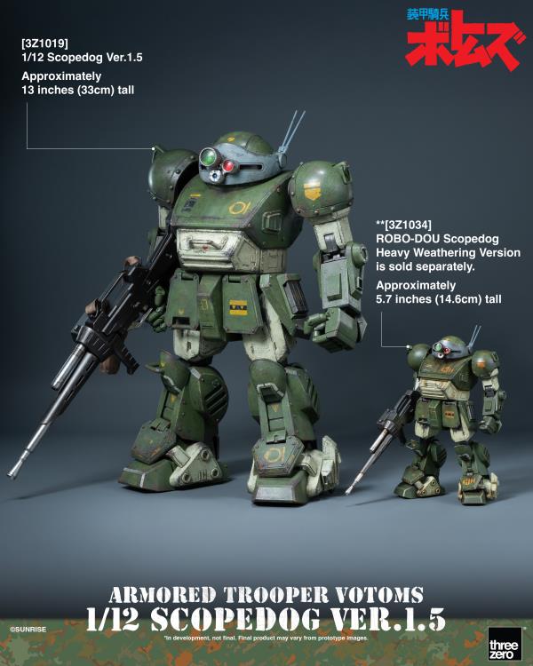 Armored Trooper Votoms Scopedog (Ver. 1.5) 1/12 Scale Action Figure Gallery Image 20