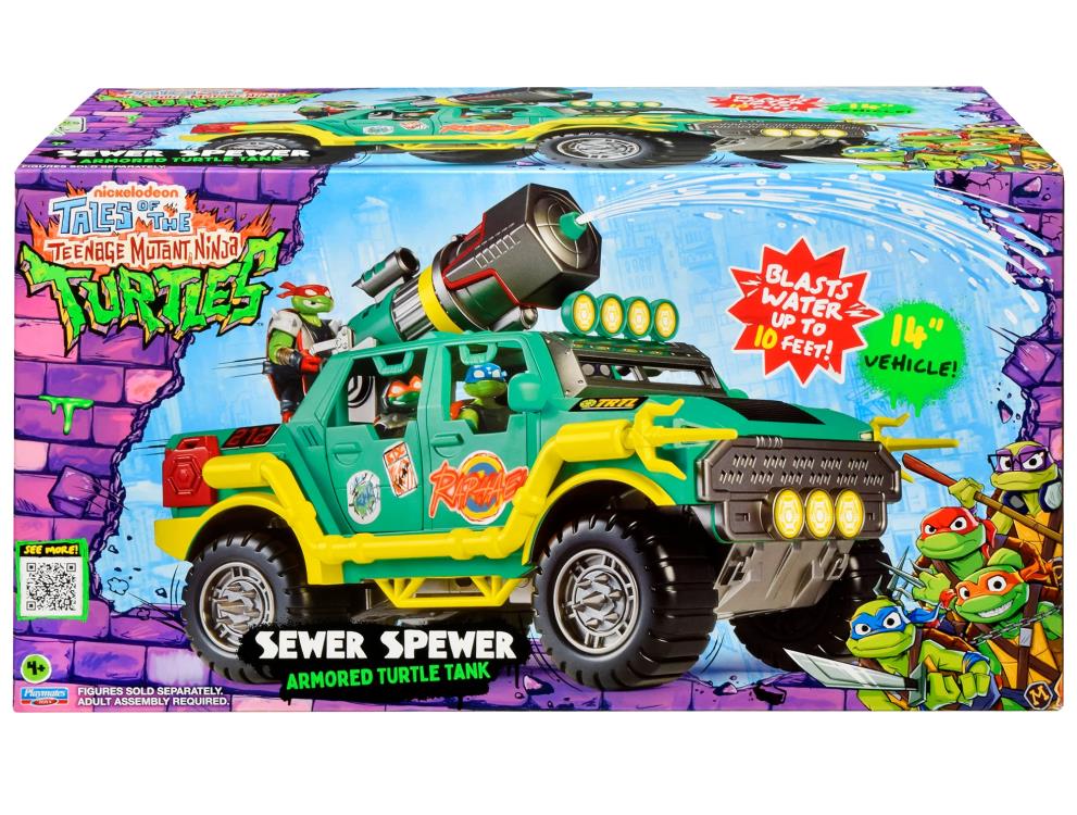 Tales of the Teenage Mutant Ninja Turtles Sewer Spewer Armored Turtle Tank Gallery Image 10