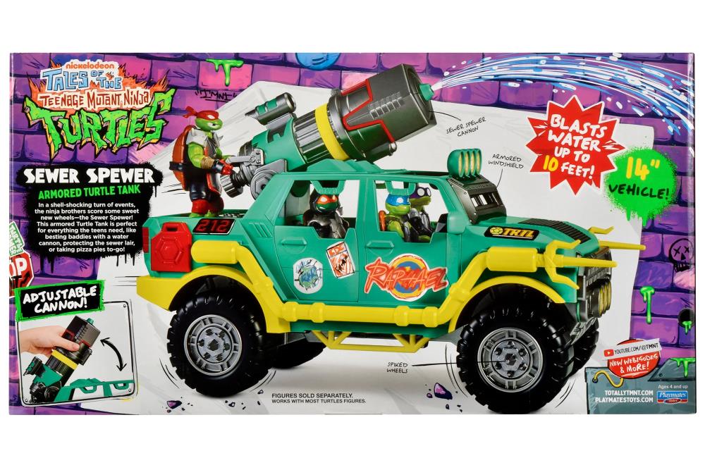 Tales of the Teenage Mutant Ninja Turtles Sewer Spewer Armored Turtle Tank Gallery Image 11