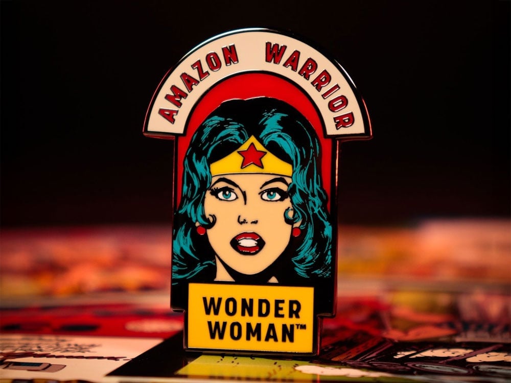 DC Comics Wonder Woman Amazon Warrior Limited Edition Pin Badge Gallery Image 1