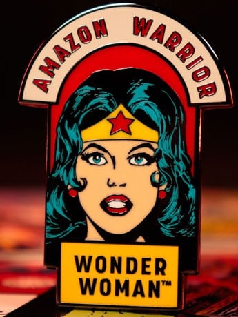 DC Comics Wonder Woman Amazon Warrior Limited Edition Pin Badge Gallery Image 2