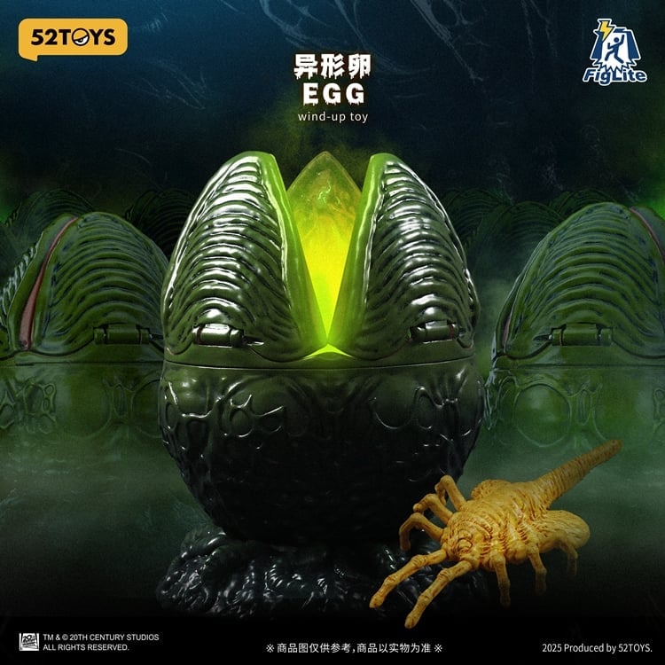 Alien FigLite Xenomorph Egg Wind-Up Toy