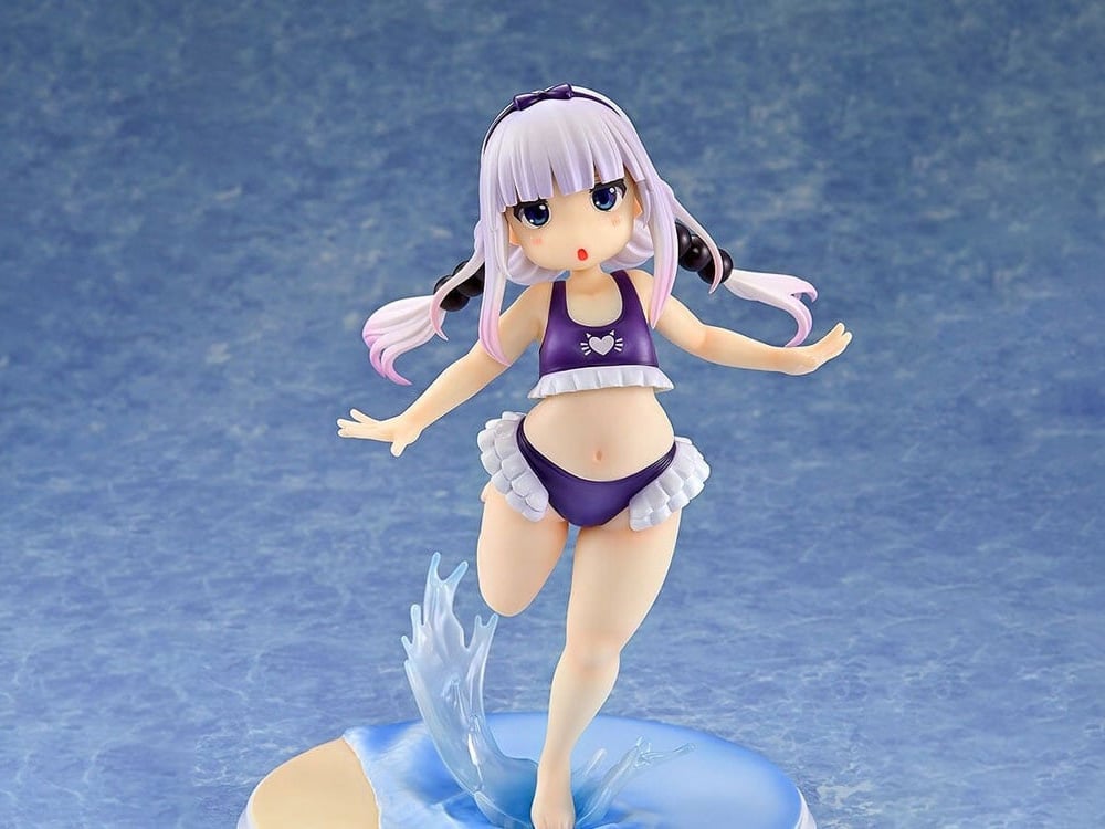 Miss Kobayashi's Dragon Maid Kanna Kamui (Excited to Wear a Swimsuit at Home Purple Ver.) 1/6 Scale Figure Gallery Image 1