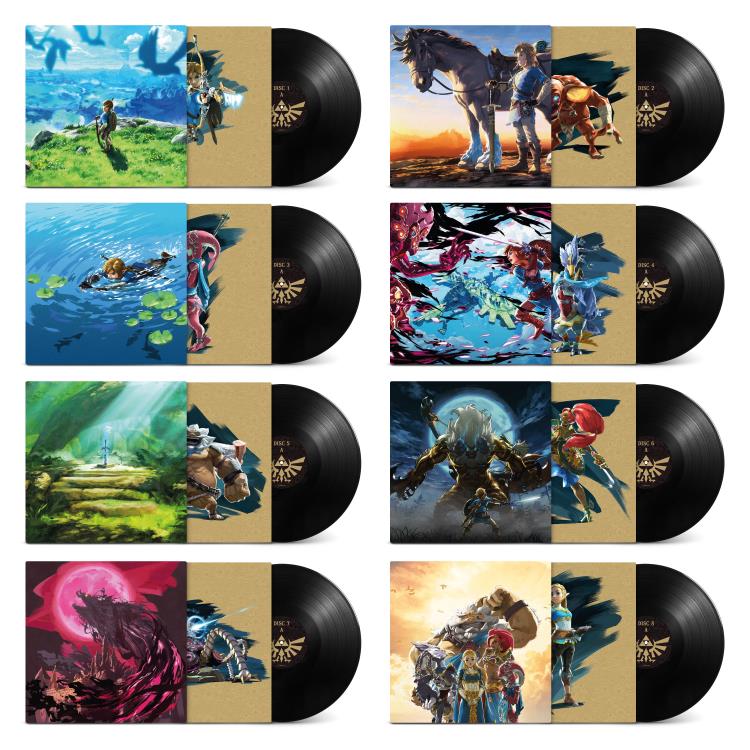 The Legend of Zelda: Breath of the Wild Original Video Game Soundtrack Deluxe Vinyl 8XLP Boxset Gallery Image 7