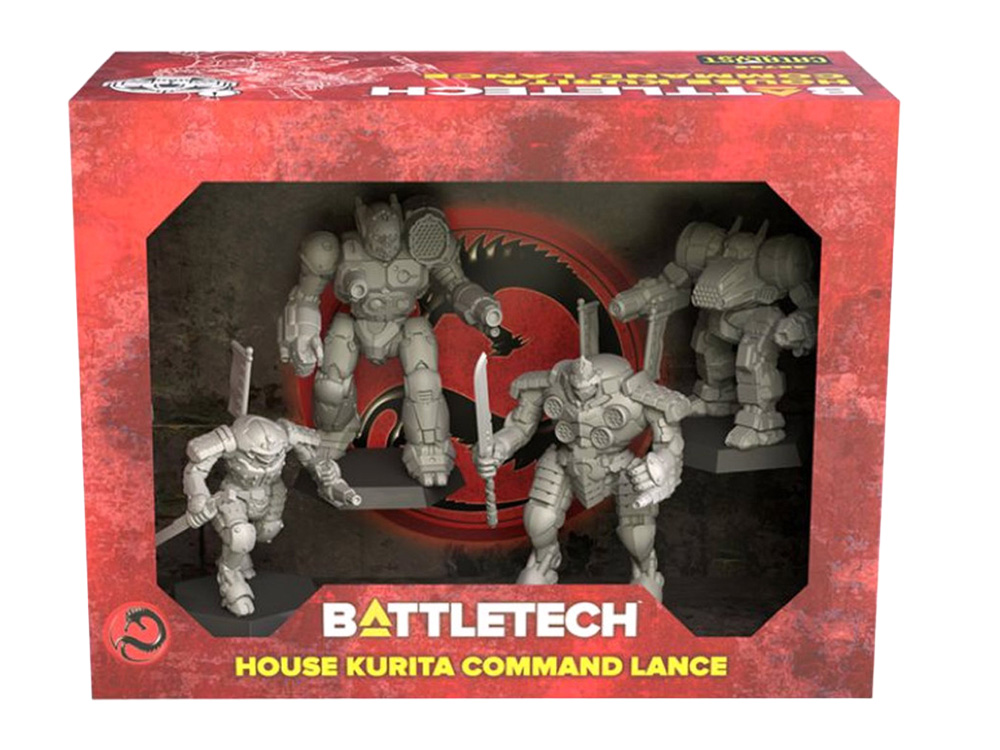 BattleTech: House Kurita Command Lance Miniature ForcePack Gallery Image 3