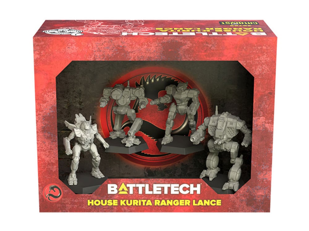 BattleTech: House Kurita Ranger Lance Miniature ForcePack Gallery Image 1