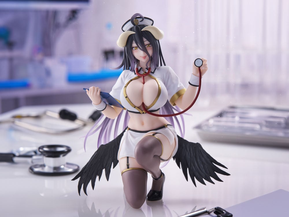 Overlord Desktop Cute Albedo (Nurse Ver.) Figure Gallery Image 1