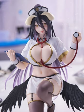 Overlord Desktop Cute Albedo (Nurse Ver.) Figure Gallery Image 2