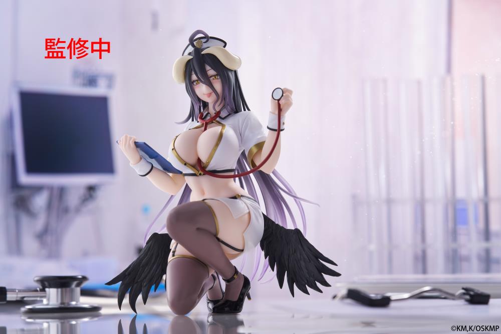 Overlord Desktop Cute Albedo (Nurse Ver.) Figure Gallery Image 5