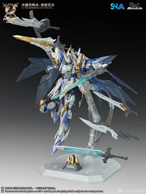 The Round Table Knights SC-009 Divine Invoker-Percival (Deluxe Ver.) 1/144 Scale Model Kit Gallery Image 14