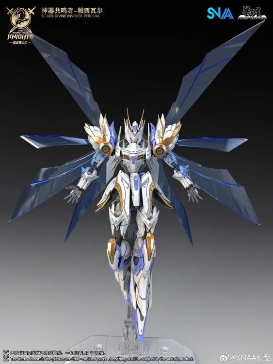 The Round Table Knights SC-009 Divine Invoker-Percival (Deluxe Ver.) 1/144 Scale Model Kit Gallery Image 16