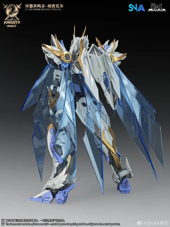 The Round Table Knights SC-009 Divine Invoker-Percival (Deluxe Ver.) 1/144 Scale Model Kit Gallery Image 4