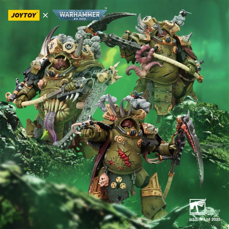 Warhammer 40,000 Death Guard Deathshroud Terminator Champion with