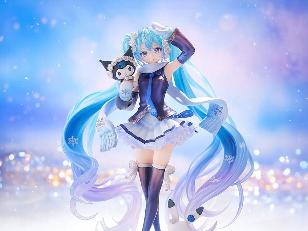 Vocaloid Snow Miku x Kuromi 1/7 Scale Figure