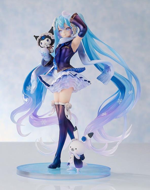 【19pcs】Miku Kuromi Luffy Figure Bulk set Snow Miku x Kuromi 1/7 Scale Figure - Tokyo Otaku Mode (TOM)