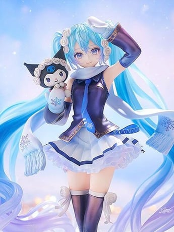 Vocaloid Snow Miku x Kuromi 1/7 Scale Figure Gallery Image 2