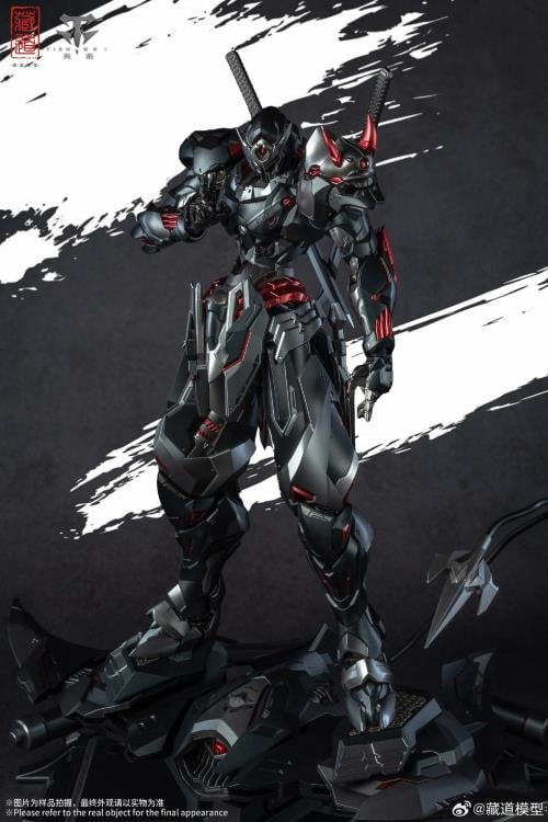 蔵道模型1/72Night Stealthアクションフィギュア完成品CD-07B CangDao CD-07B Shadow Domain Zhan Ming (Dark Night Stealth Ver