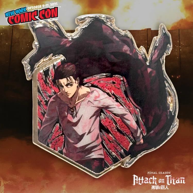Attack on Titan Painterly Series Eren Yeager NYCC 2025 Exclusive Pin Gallery Image 3