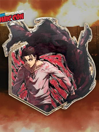 Attack on Titan Painterly Series Eren Yeager NYCC 2025 Exclusive Pin Gallery Image 2