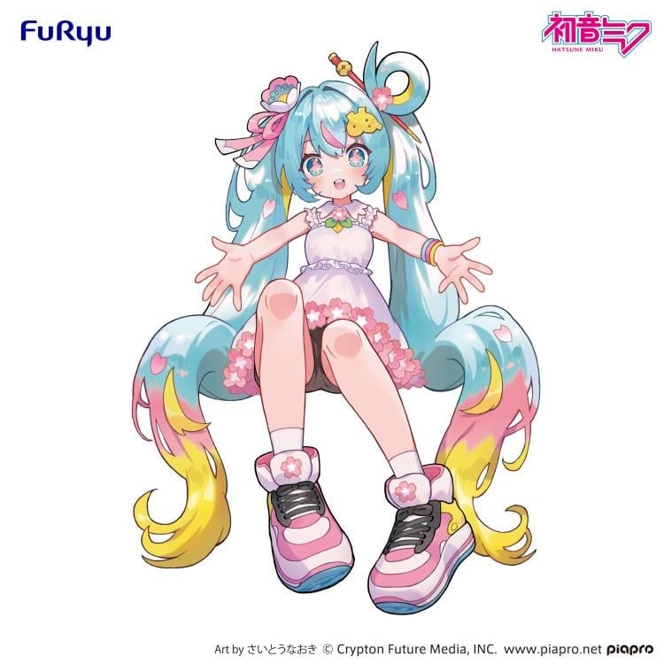 Vocaloid Hatsune Miku (10th Anniversary) Noodle Stopper Figure Gallery Image 6