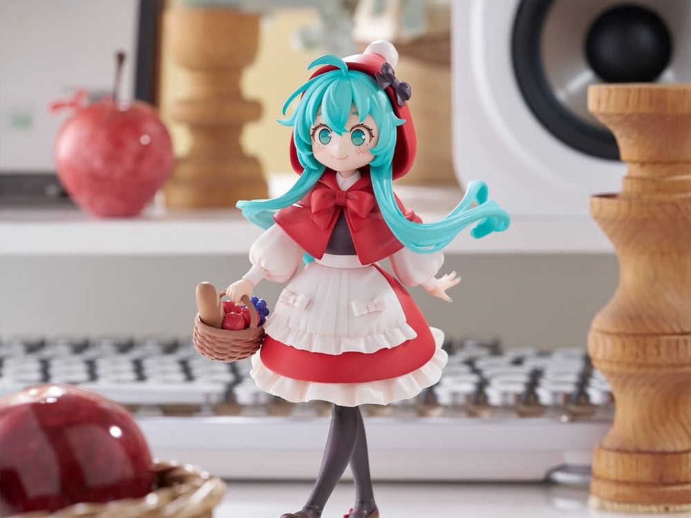 Vocaloid Desktop Fairy Hatsune Miku (Little Red Riding Hood Ver.) Figure Gallery Image 1