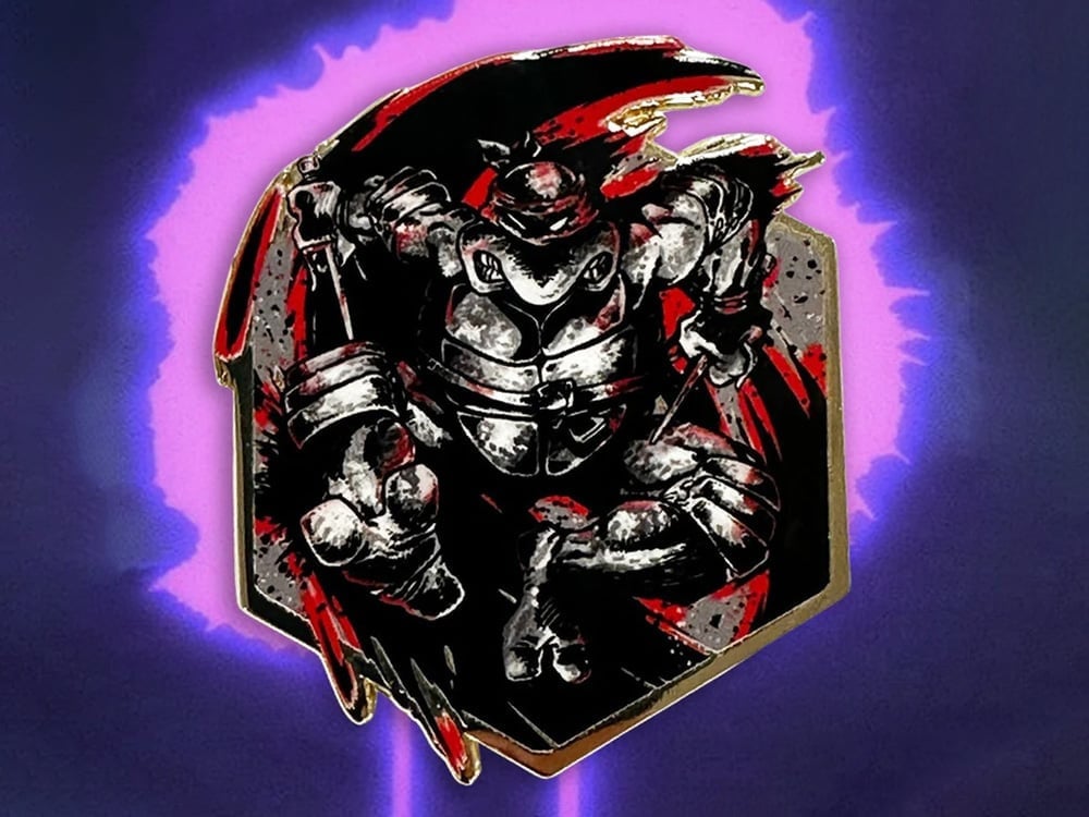 Teenage Mutant Ninja Turtles Painterly Series Raphael (Mirage Comics) NYCC 2025 Exclusive Pin Gallery Image 1