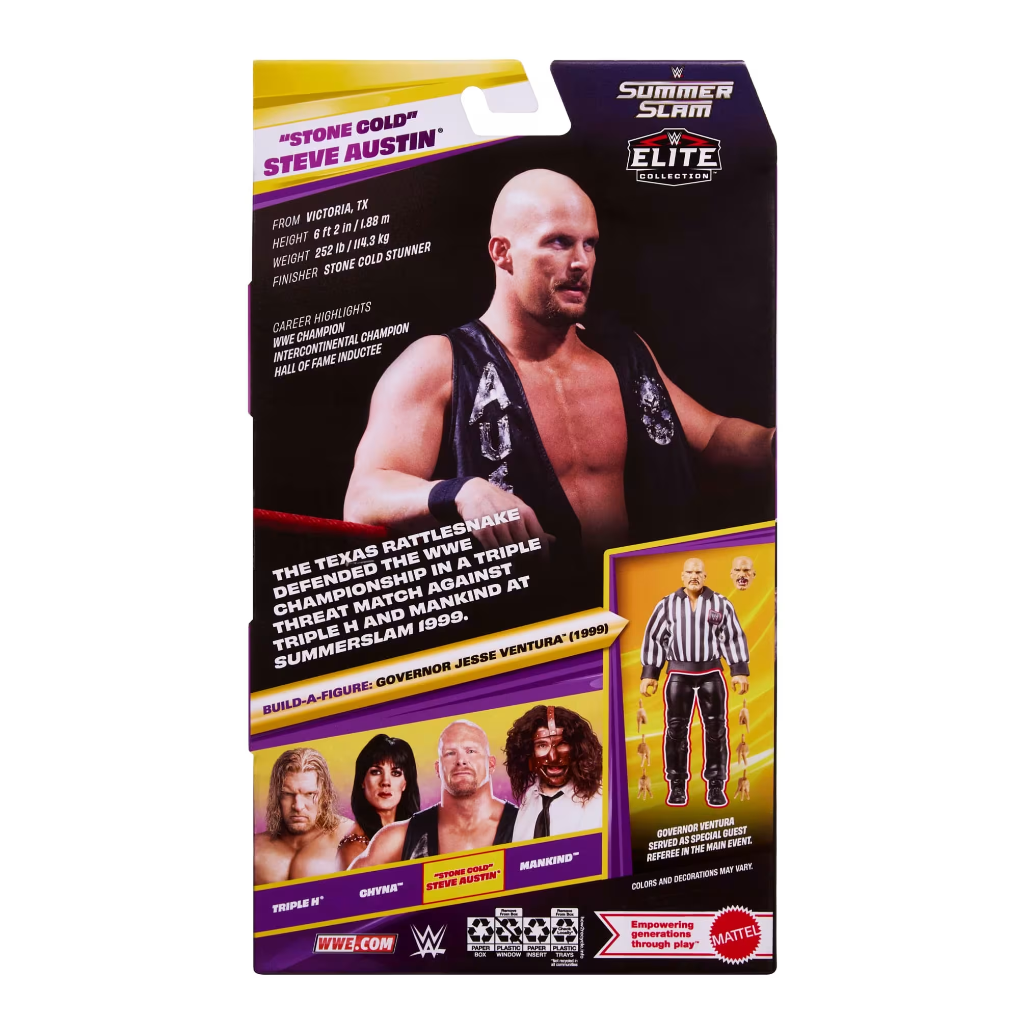 WWE Elite Collection SummerSlam Stone Cold Steve Austin Action Figure Gallery Image 8