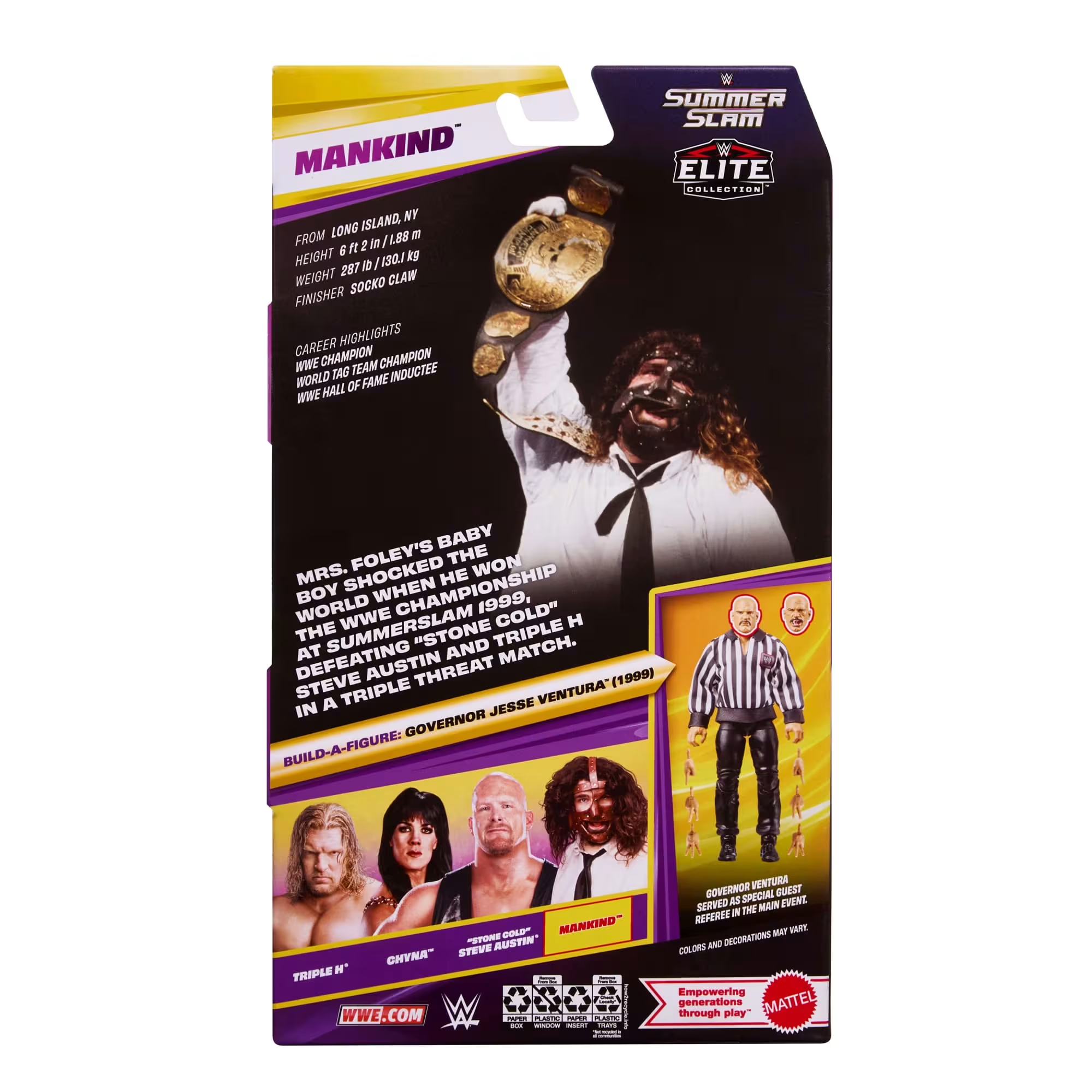 WWE Elite Collection SummerSlam Mankind Action Figure Gallery Image 8