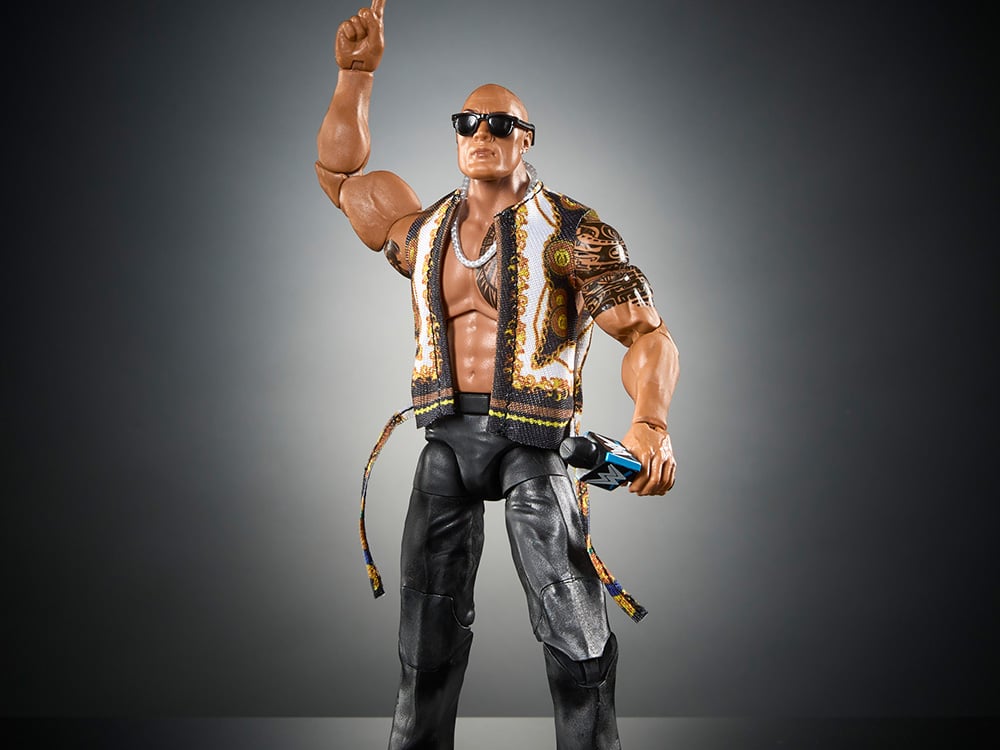WWE Elite Collection Series Greatest Hits The Rock Action Figure Gallery Image 1