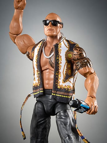 WWE Elite Collection Series Greatest Hits The Rock Action Figure Gallery Image 2