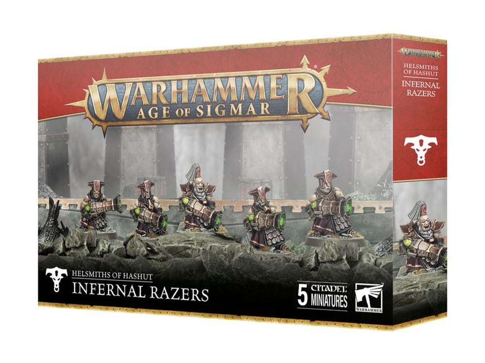 Warhammer Age of Sigmar Helsmiths of Hashut Infernal Razers